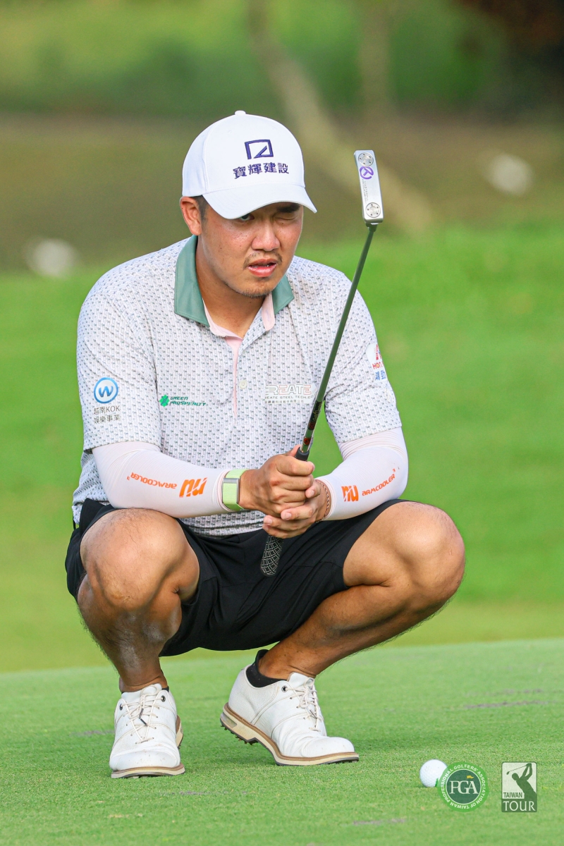 何祐誠第一回合以68桿(-4)暫並列第四(TPGA_林聖凱攝影)