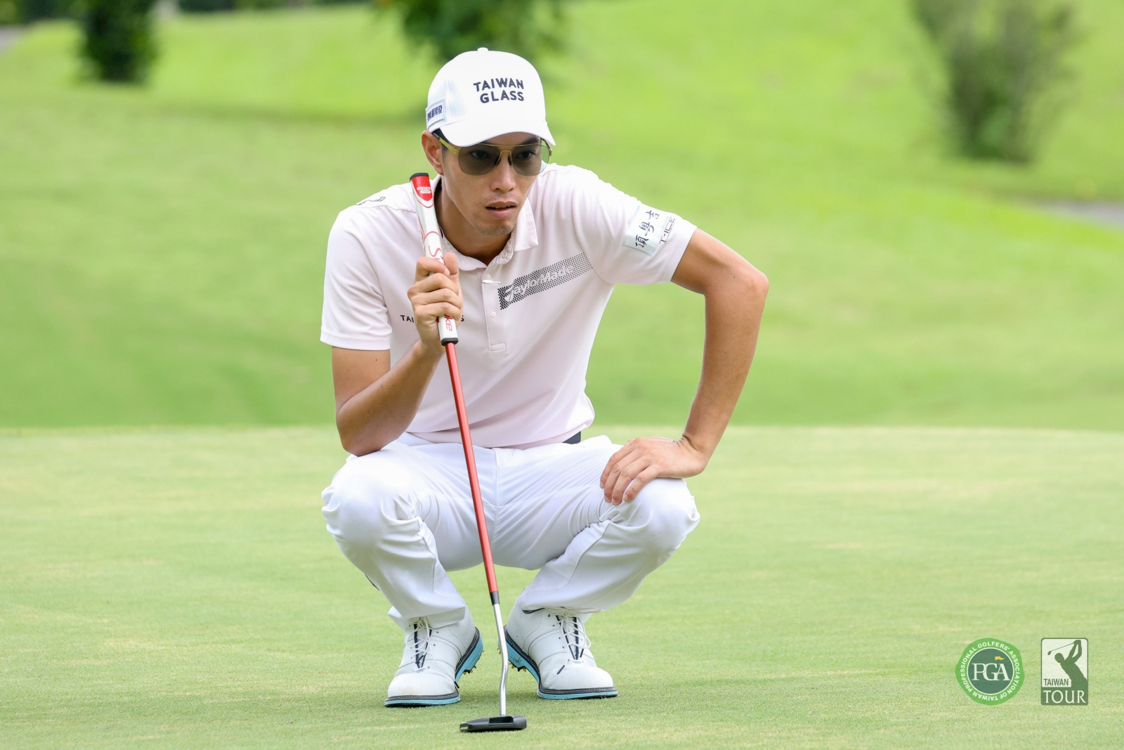 張緯綸以兩回合總桿133桿(-11)暫並列第五(TPGA_林聖凱攝)