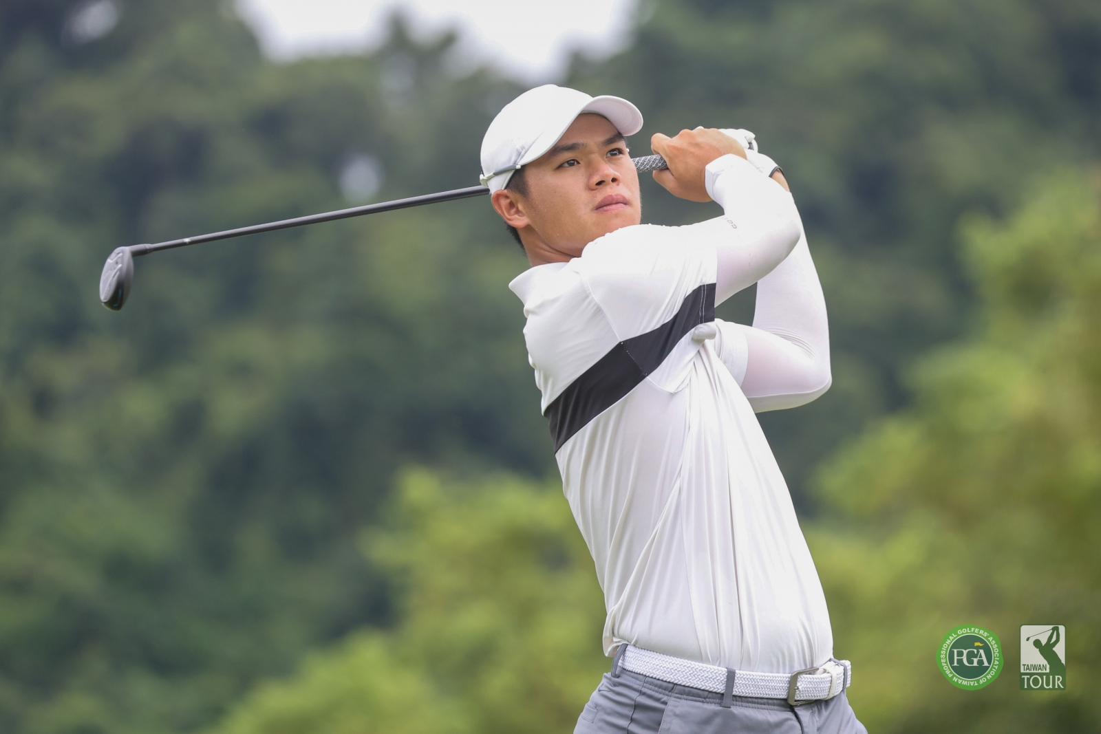 李睿紳以兩回合總桿131桿(-13)暫居第三(TPGA_林聖凱攝)