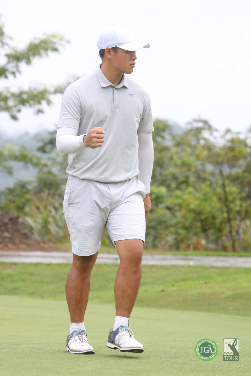李睿紳第一回合以63桿(-9)暫並列第一(TPGA_林聖凱攝)