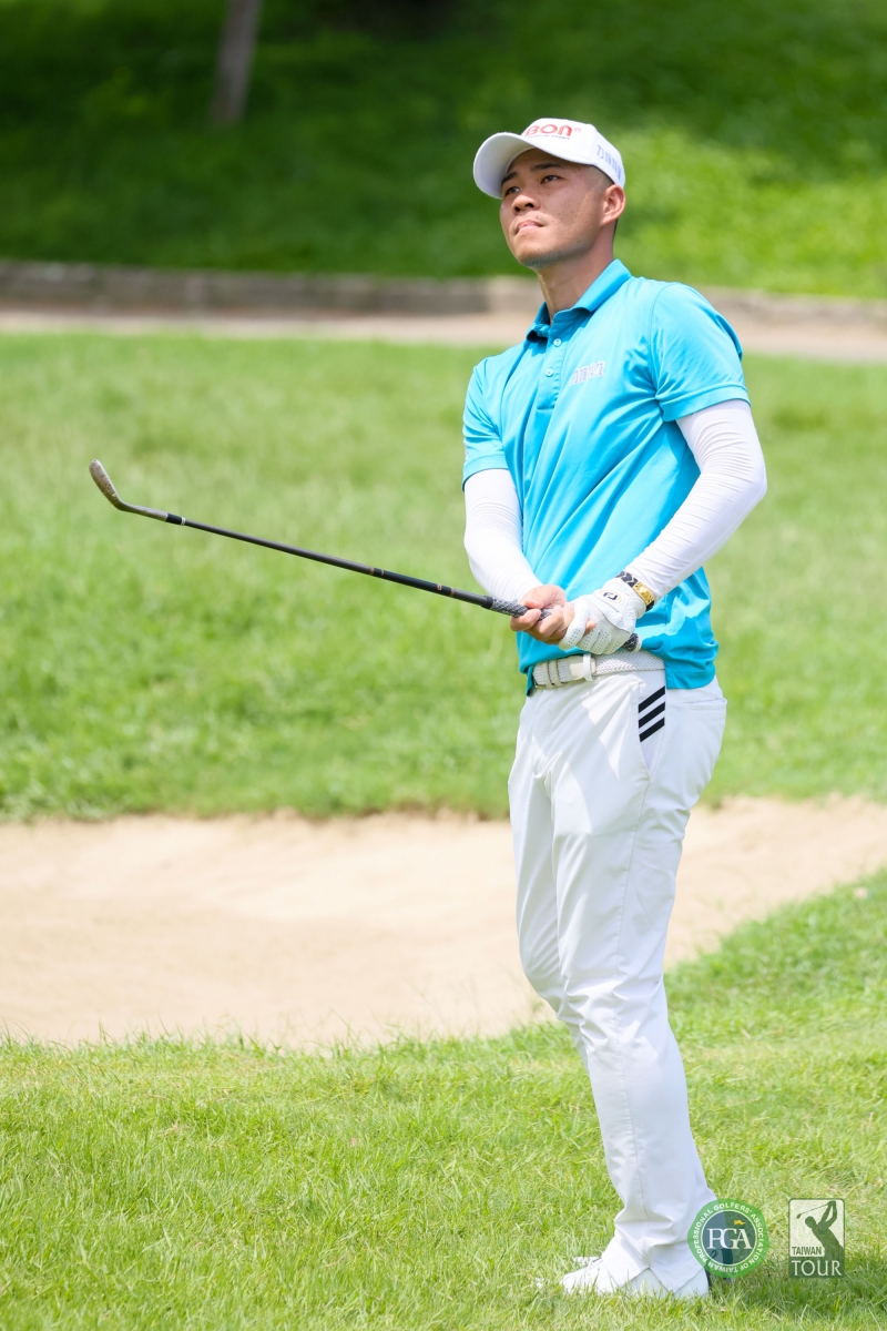 洪朝鑫以三回合總桿213桿(-3)暫並列第四(TPGA_林聖凱攝影)