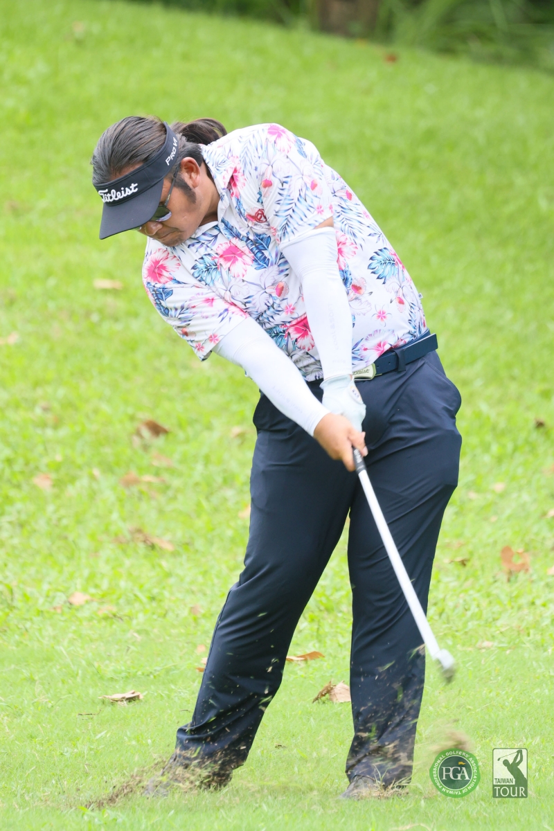 丁子軒以三回合總桿198(-18)暫並列第一(TPGA_林聖凱攝影)