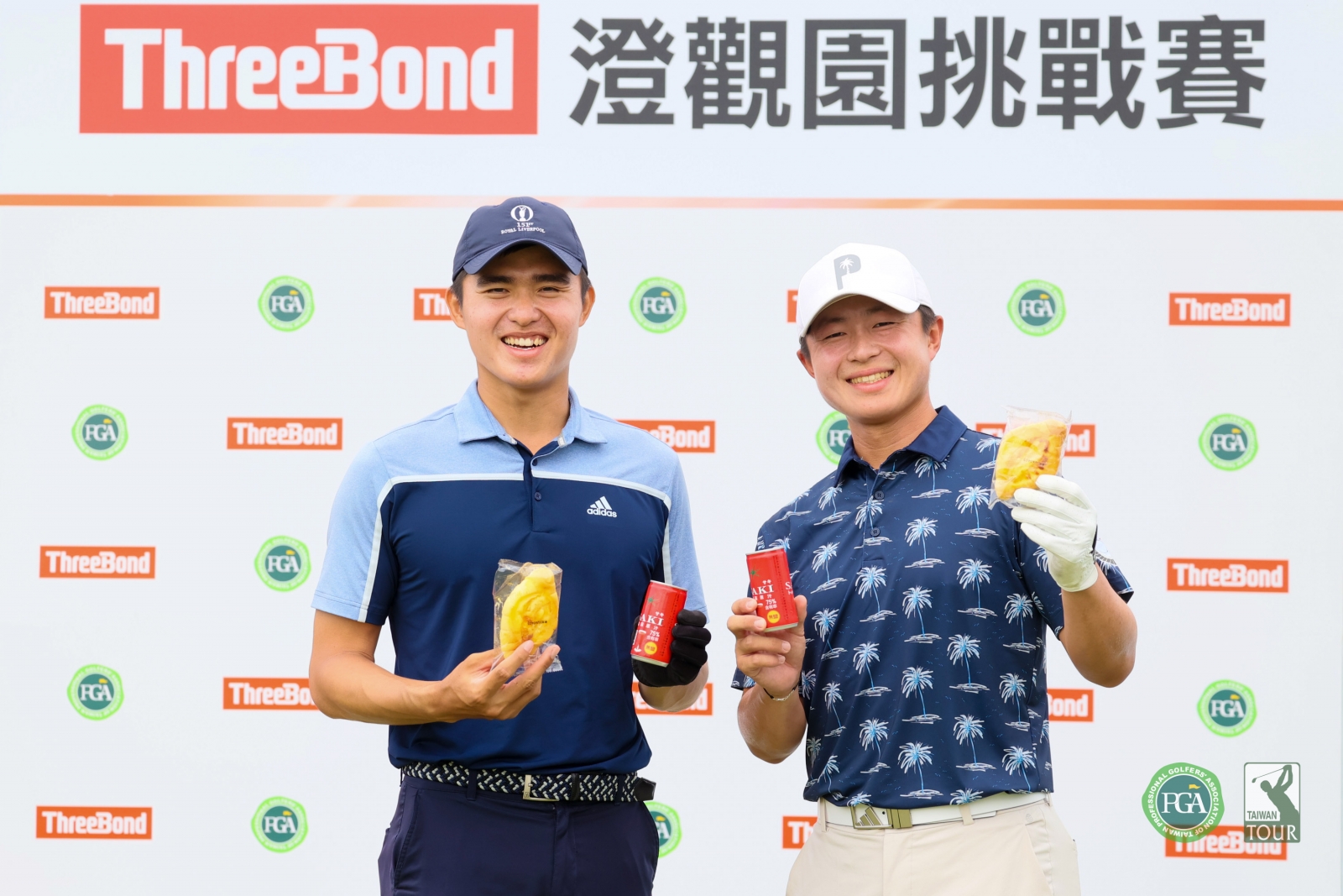 京典開發董事長鄭楊慶贊助每回合選手點心(TPGA_林聖凱攝影) 