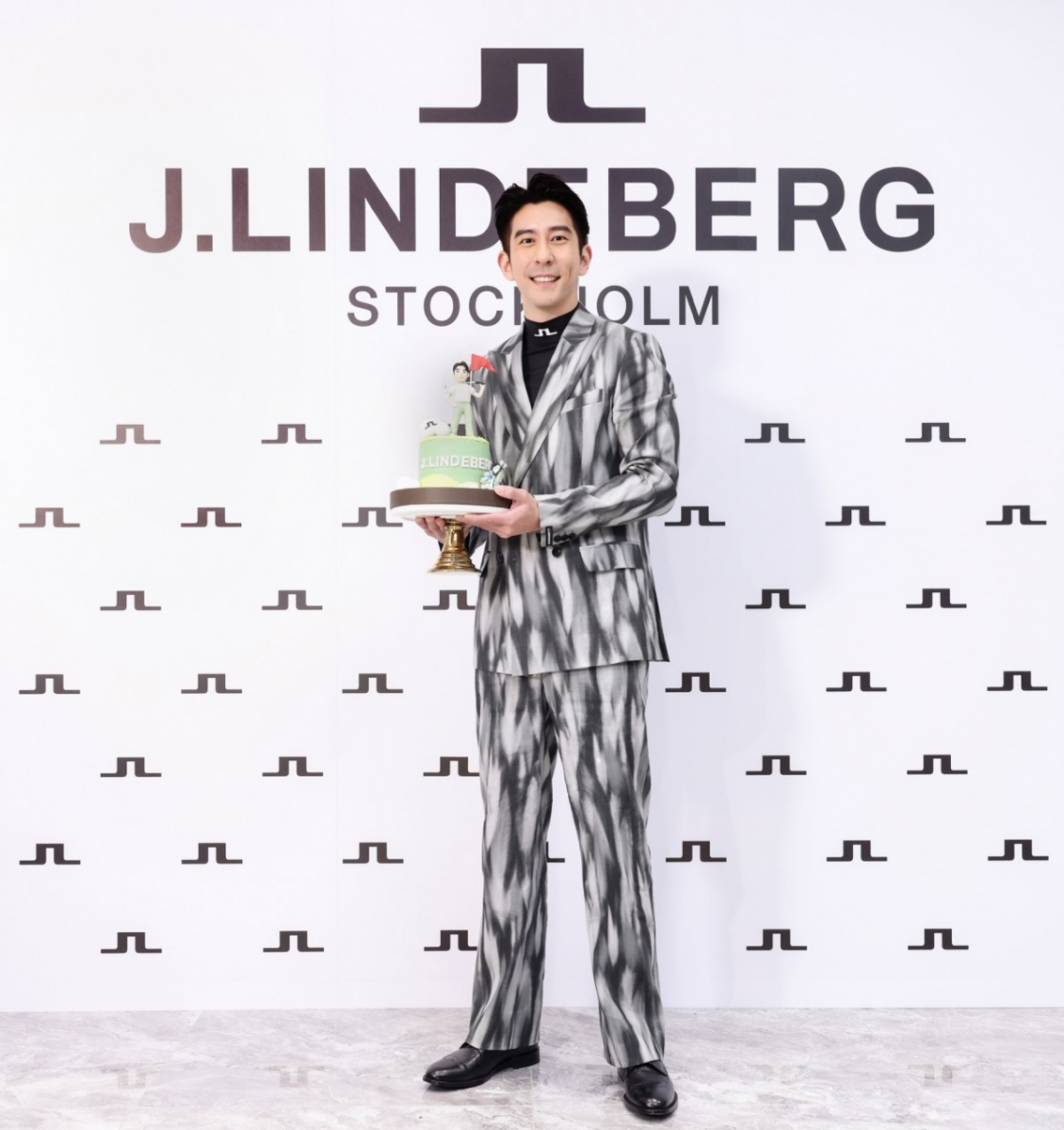 優質男星 修杰楷出席「J.LINDEBERG 2024 春夏新品暨形象大使 媒體發表會」