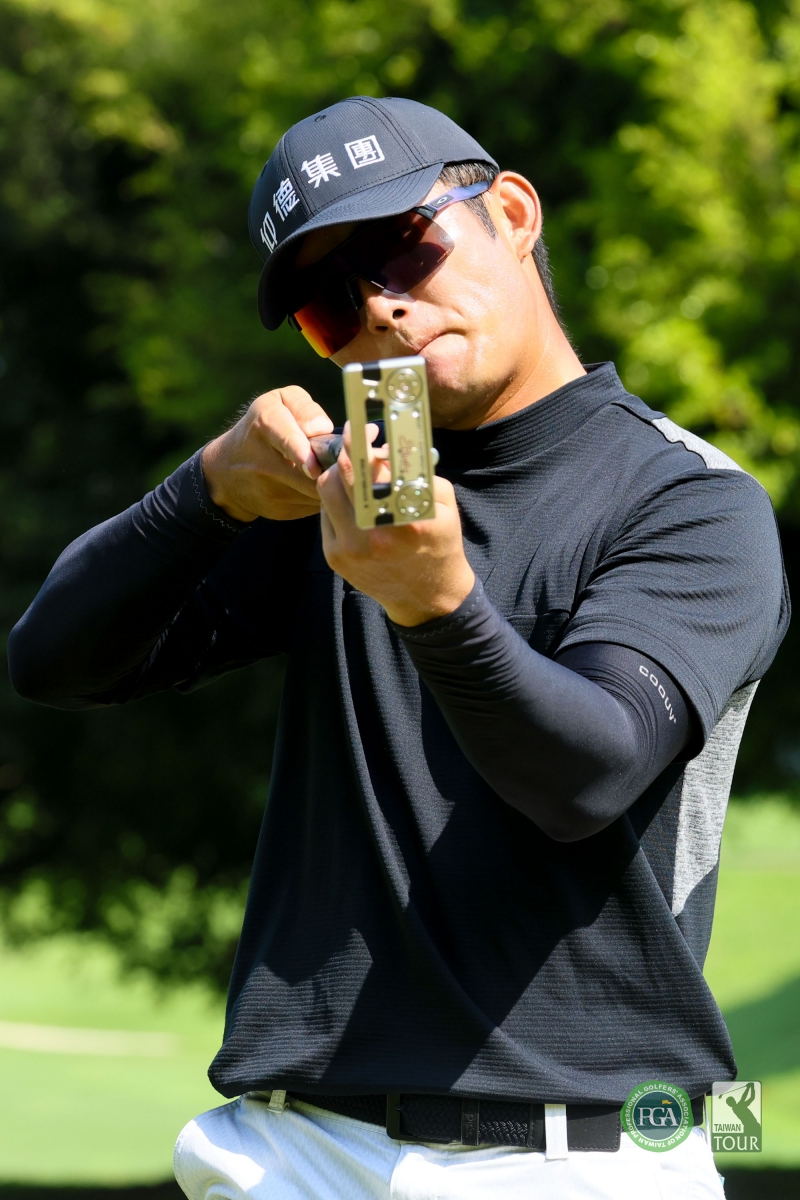 劉永華以三回合總桿210桿(-6)暫居第一(TPGA_林聖凱攝影)