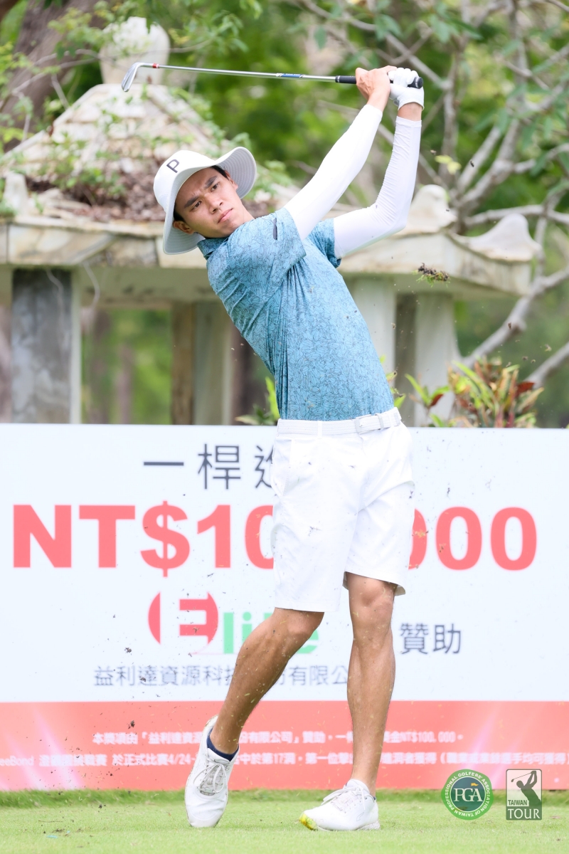 劉澤森以68桿(-4)暫並列第二(TPGA_林聖凱攝影)