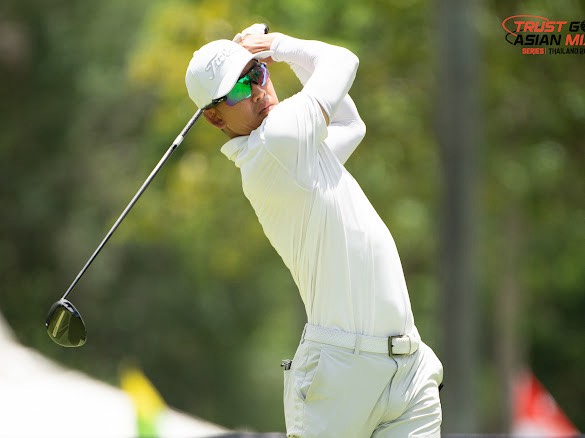 台巡種子球員美國的伴翔太郎（Shotaro Ban）兩回合133桿暫並列第四位（TrustGolf 提供）