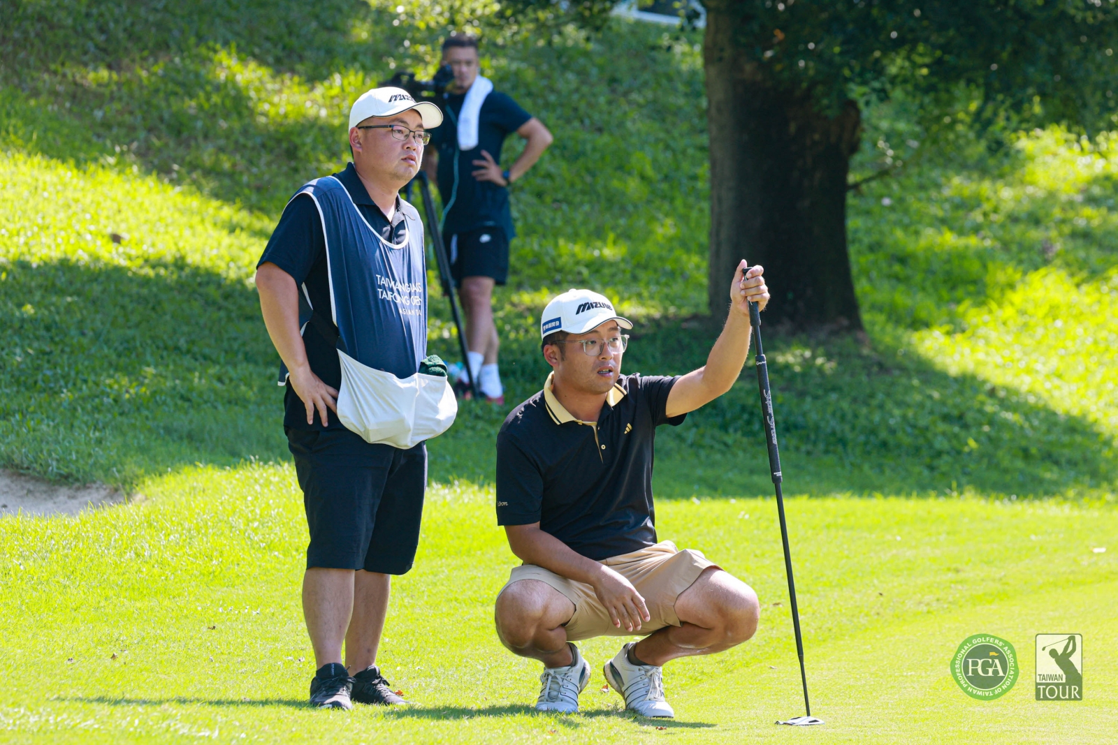 台灣選手劉嚴鴻以三回合208桿(-8)暫並列第五(TPGA_林聖凱攝影)