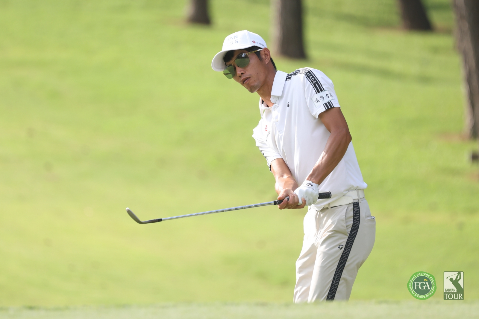 台灣選手張緯綸以兩回合總桿137桿(-7)暫並列第二(TPGA_林聖凱攝) 