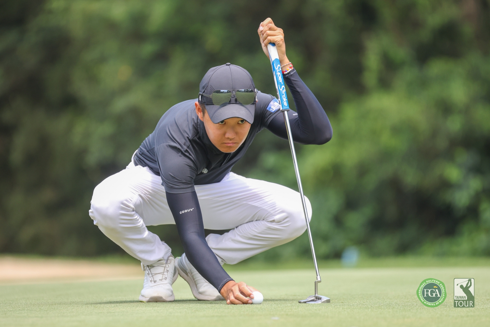 沈威成以三回合總桿212桿(-1)暫並列第二(TPGA_林聖凱攝) 