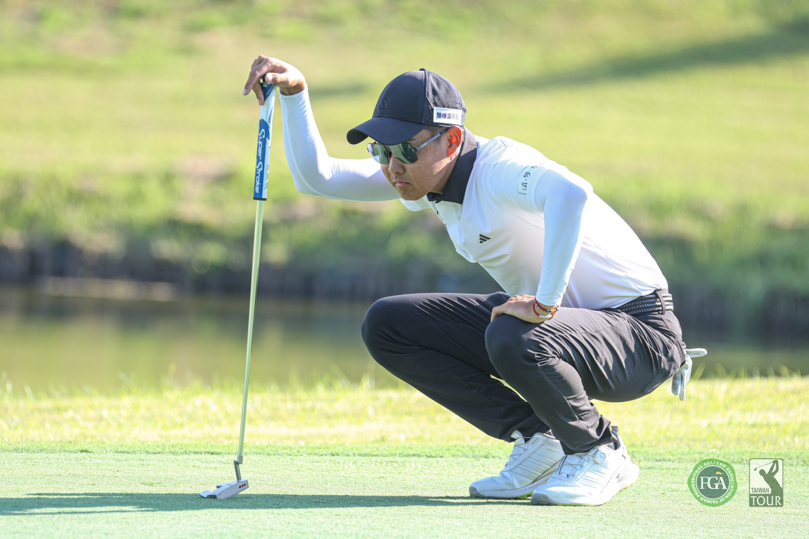 台灣選手沈威成第一回合以65桿(-7)獨居領先(TPGA_林聖凱攝)