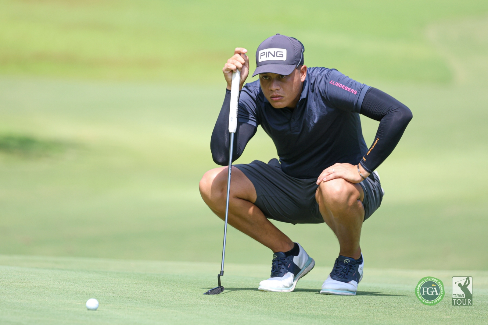 台灣選手沙比亞特馬克第一回合以69桿(-2)暫並列第三(TPGA_林聖凱攝)
