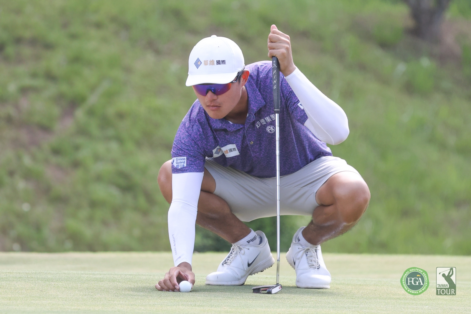 蘇晉弘以兩回合總桿141桿(-1)暫並列第五(TPGA_林聖凱攝)