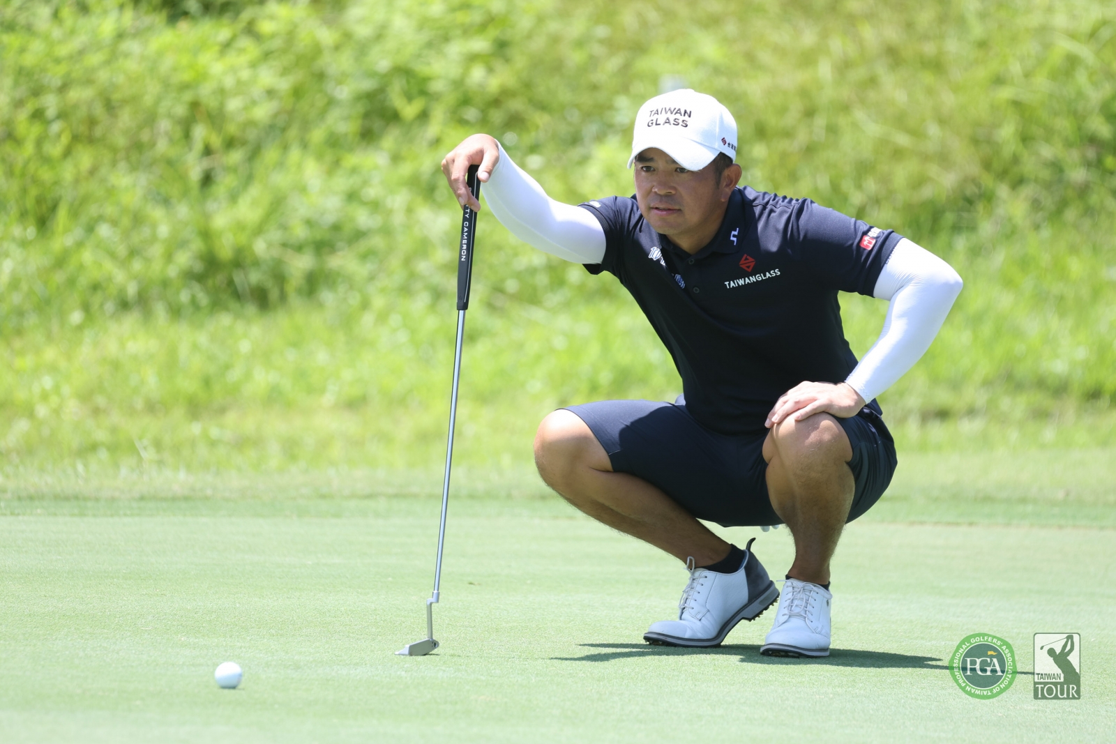 詹世昌以兩回合133桿(-11)暫並列第二(TPGA_林聖凱攝)