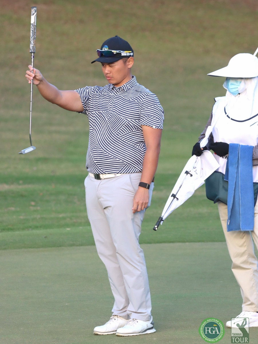 林冠伯68桿(-3)暫列第五(鍾豐榮攝影)