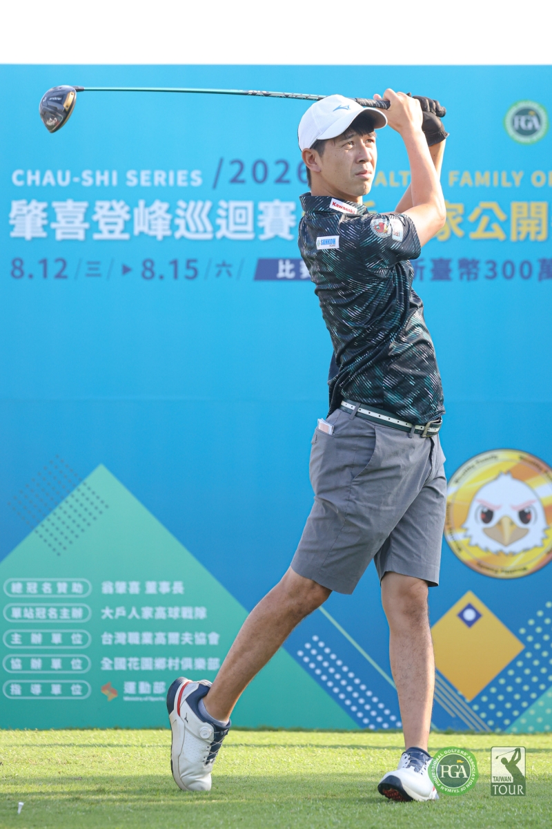 吉桒佑太第一回合以66桿(-6)暫並列第三(TPGA_林聖凱攝)