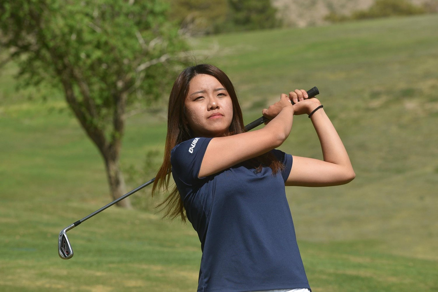吳佳瑩(Crystal Wu) 第一天+8，暫時排名77 ；她在2020年畢業於德州大學艾爾帕索分校，母親是國內知名教練黃慧芳。(圖 / UTEP Women's Golf)