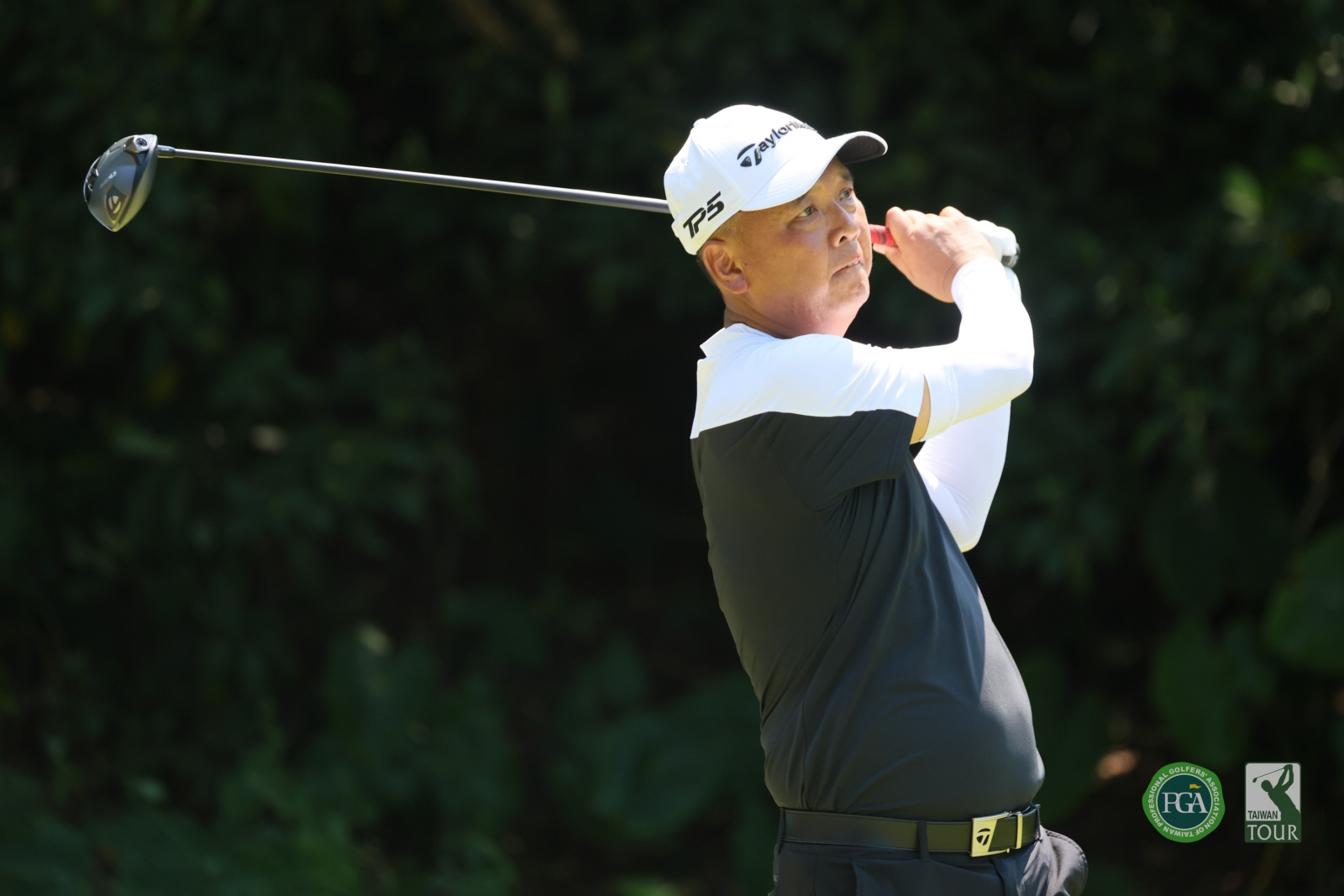 呂偉智以三回合總桿201桿(-15)暫並列第一(TPGA_林聖凱攝影)