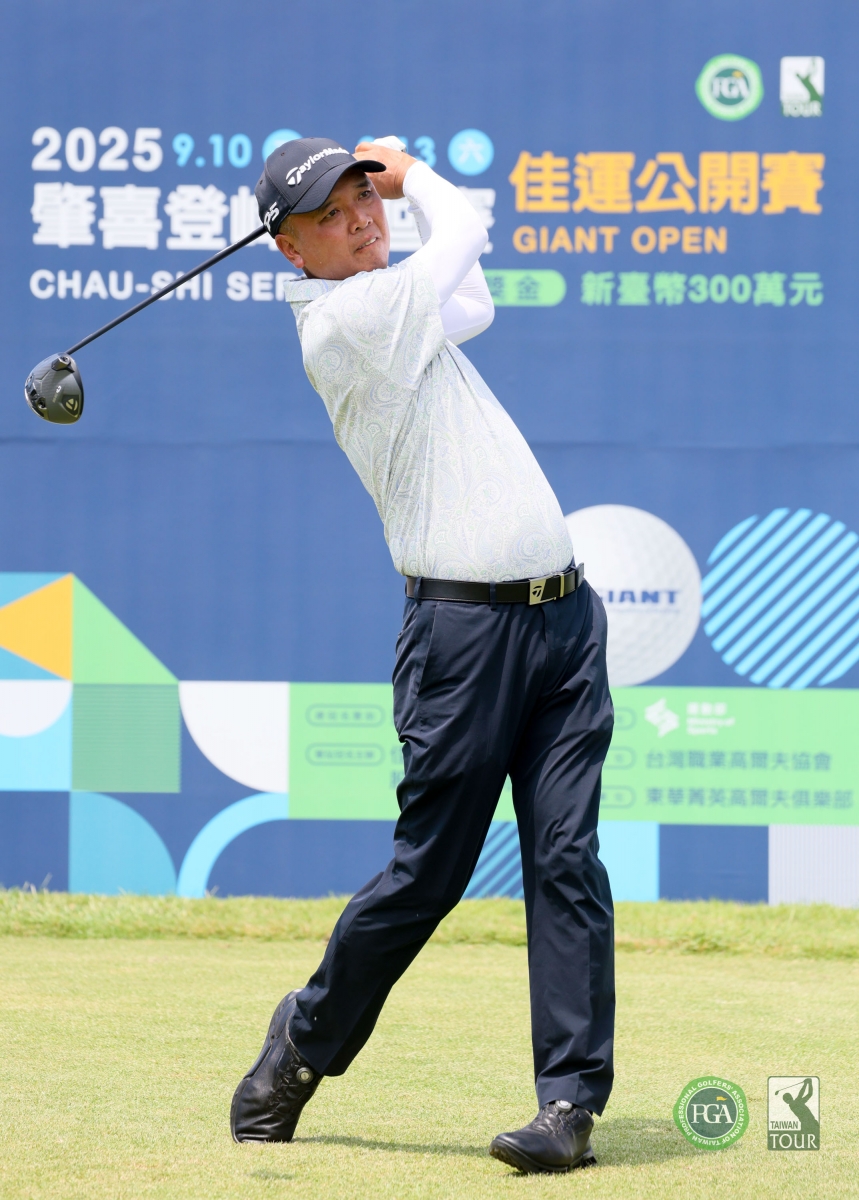 呂偉智首回合以66桿(-6)暫並列第一(TPGA_林聖凱攝影)