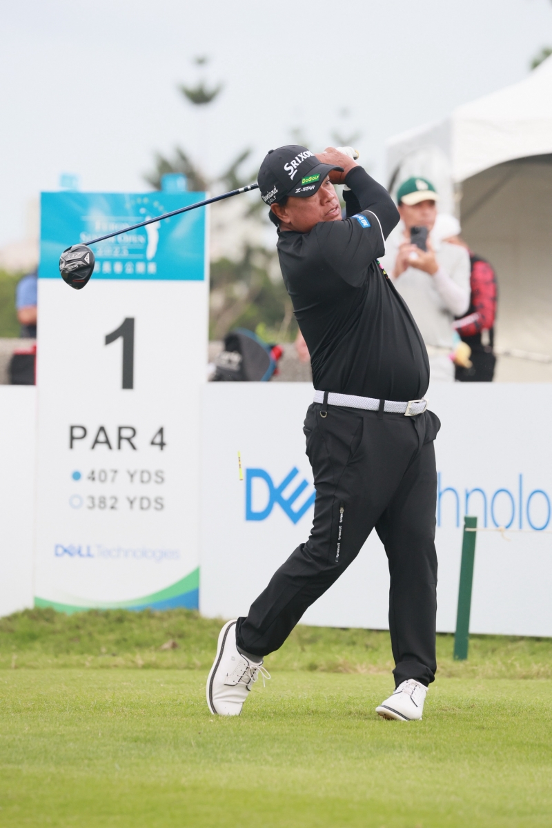 泰國高球名將馬山延續上週日本贏球的手感，2025富邦長春公開賽首輪再度以70桿開出紅盤。