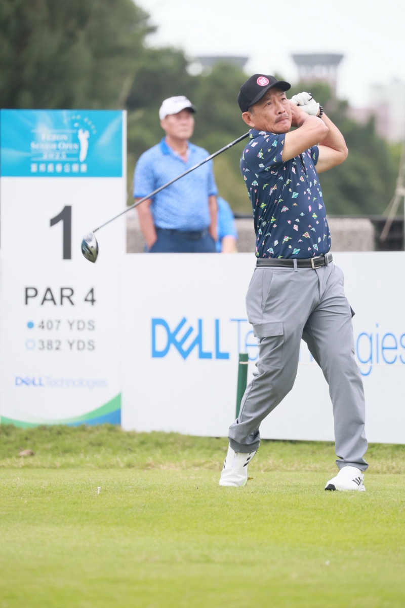 台灣高球選手周宏男2025富邦長春公開賽首輪繳出71桿佳績，暫居台灣選手第一名。