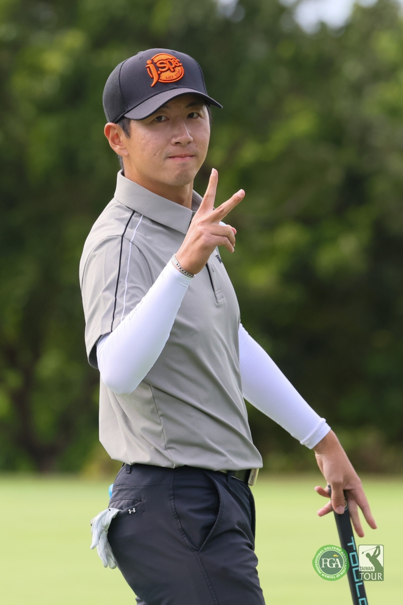 地主選手謝霆葳以兩回合總桿143桿(-1)暫並列第二(TPGA_林聖凱攝影)