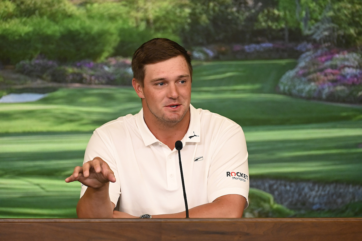 Bryson DeChampbeau出席周二記者會
