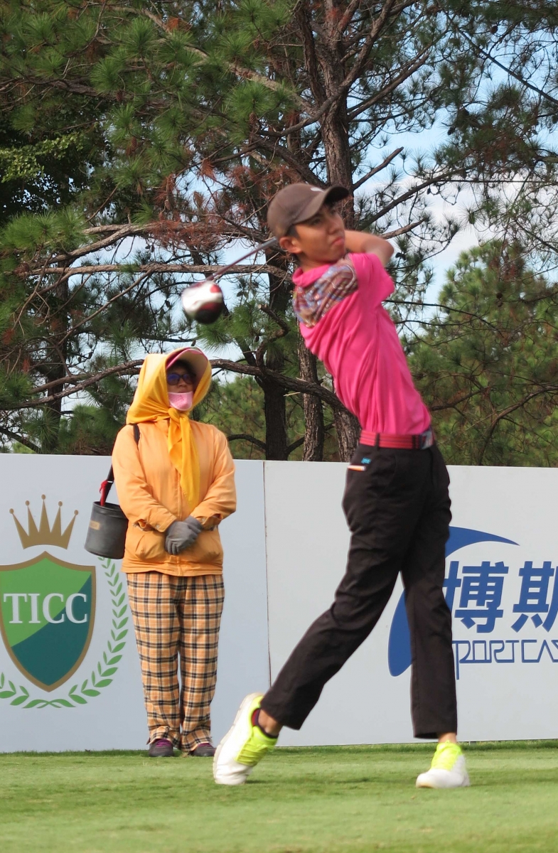 台中國際培訓地主選手廖煥鈞也打出68桿。
