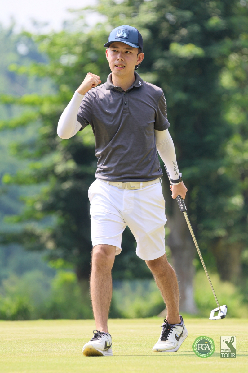 張勛宸第一回合以69桿(-3)暫並列第二(TPGA_林聖凱攝影)