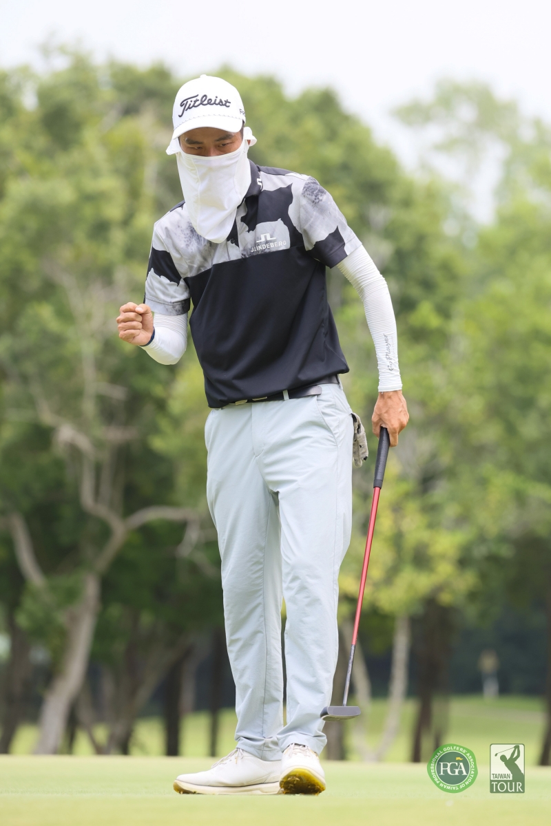 張哲瑜以三回合總桿201桿(-15)暫並列第二(TPGA_林聖凱攝影)
