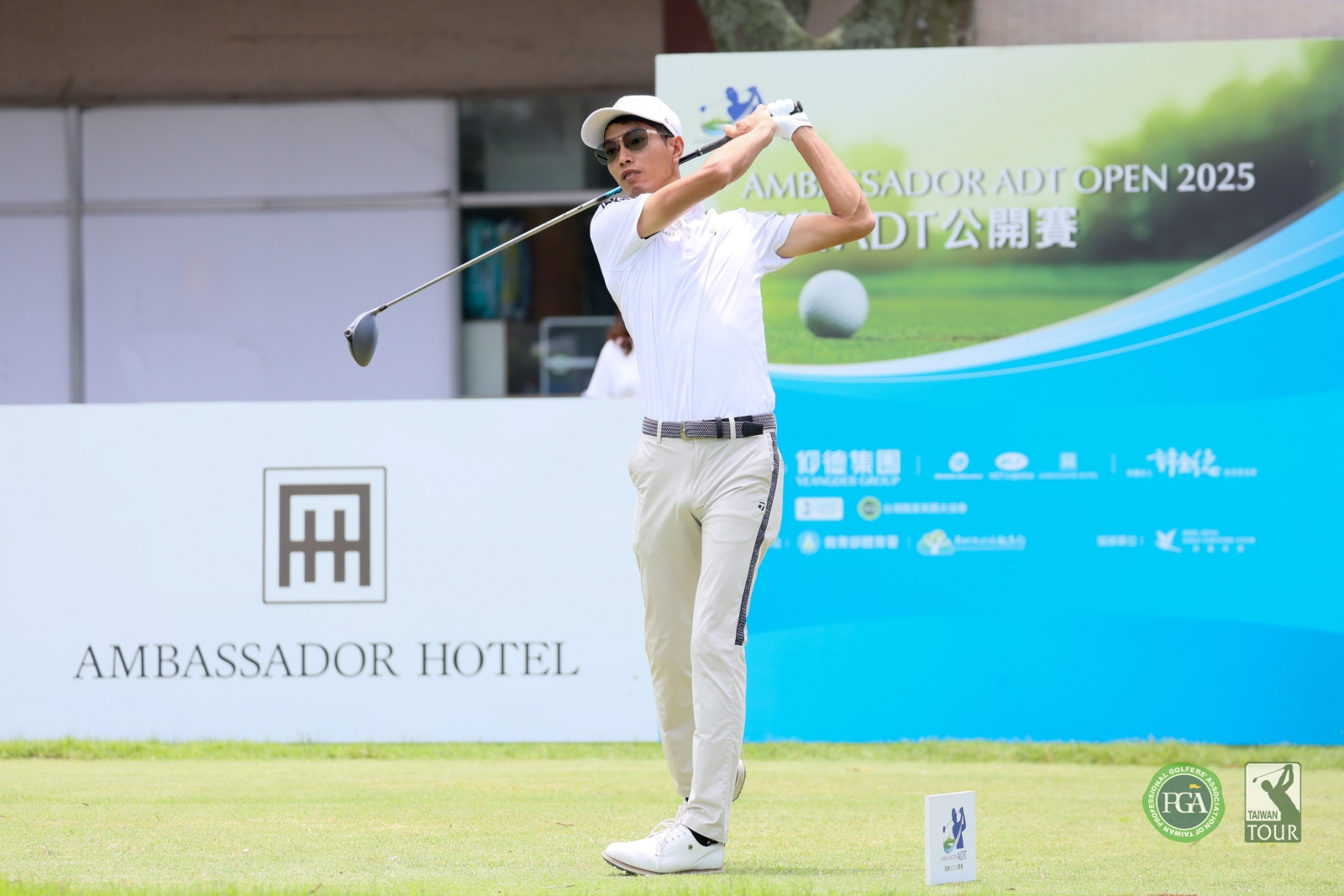 張緯綸以兩回合總桿135桿(-9)暫並列第二(TPGA_林聖凱攝影)