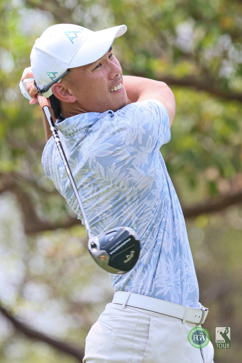 彭雄以三回合總桿208桿(-8)暫並列第四(TPGA_林聖凱攝)