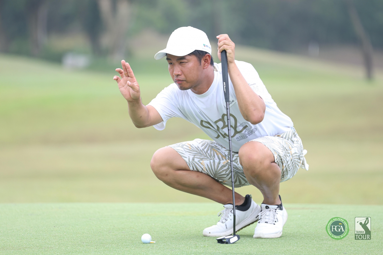 日本選手德光祐哉以三回合總桿208桿(-8)暫並列第二(TPGA_林聖凱攝)