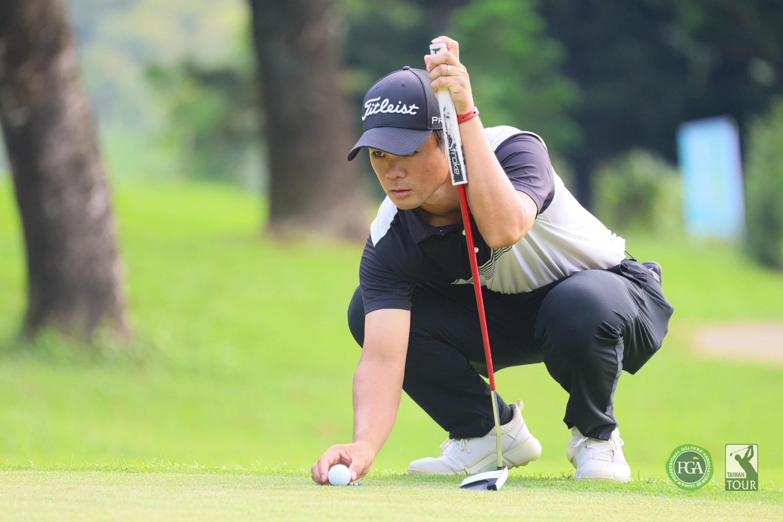 日本選手森岡俊一郎第一回合以68桿(-4)暫並列第四(TPGA_林聖凱攝影)