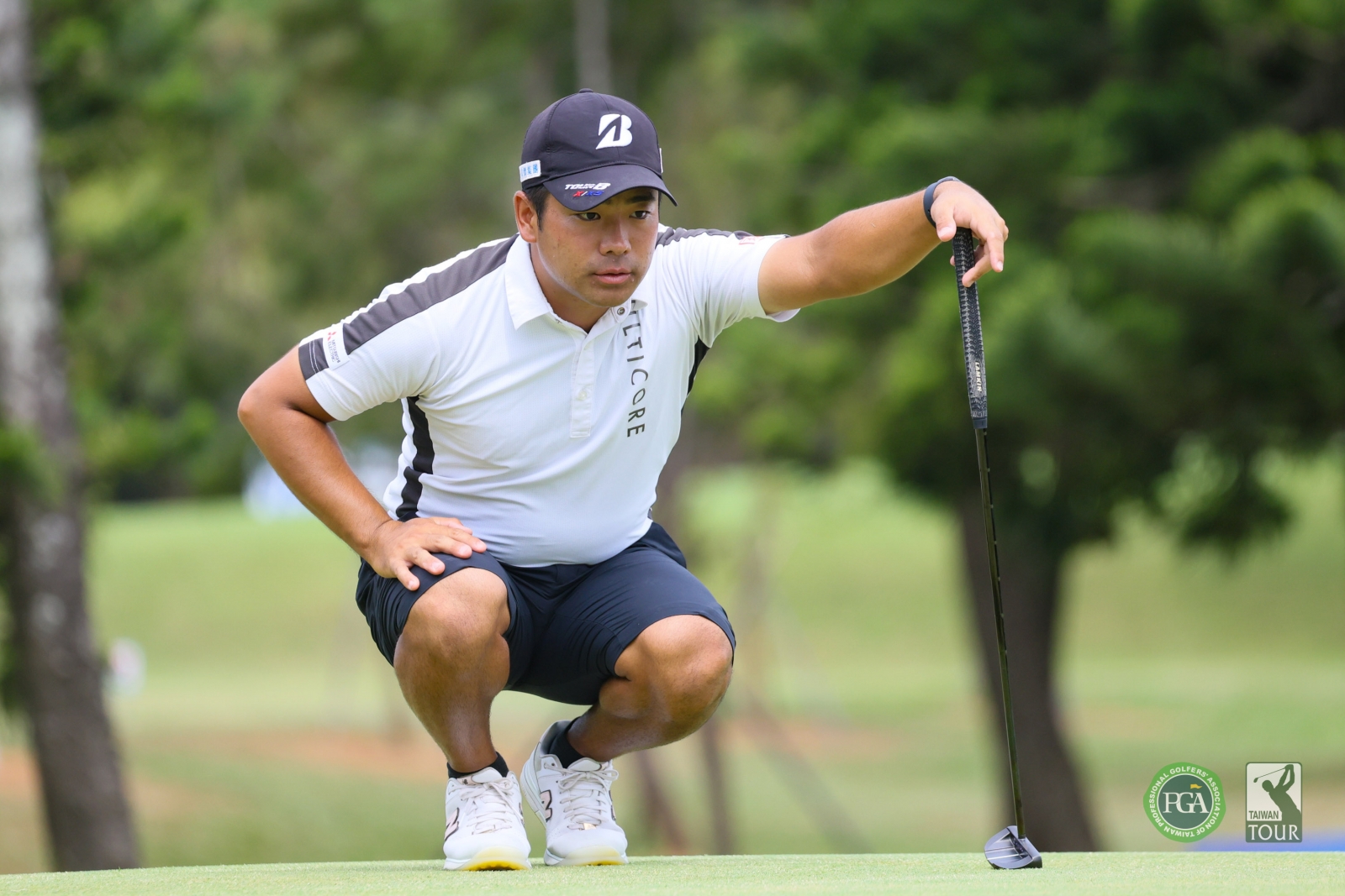 日本選手比嘉一貴以兩回合136桿(-8)暫並列第二(TPGA_林聖凱攝影)