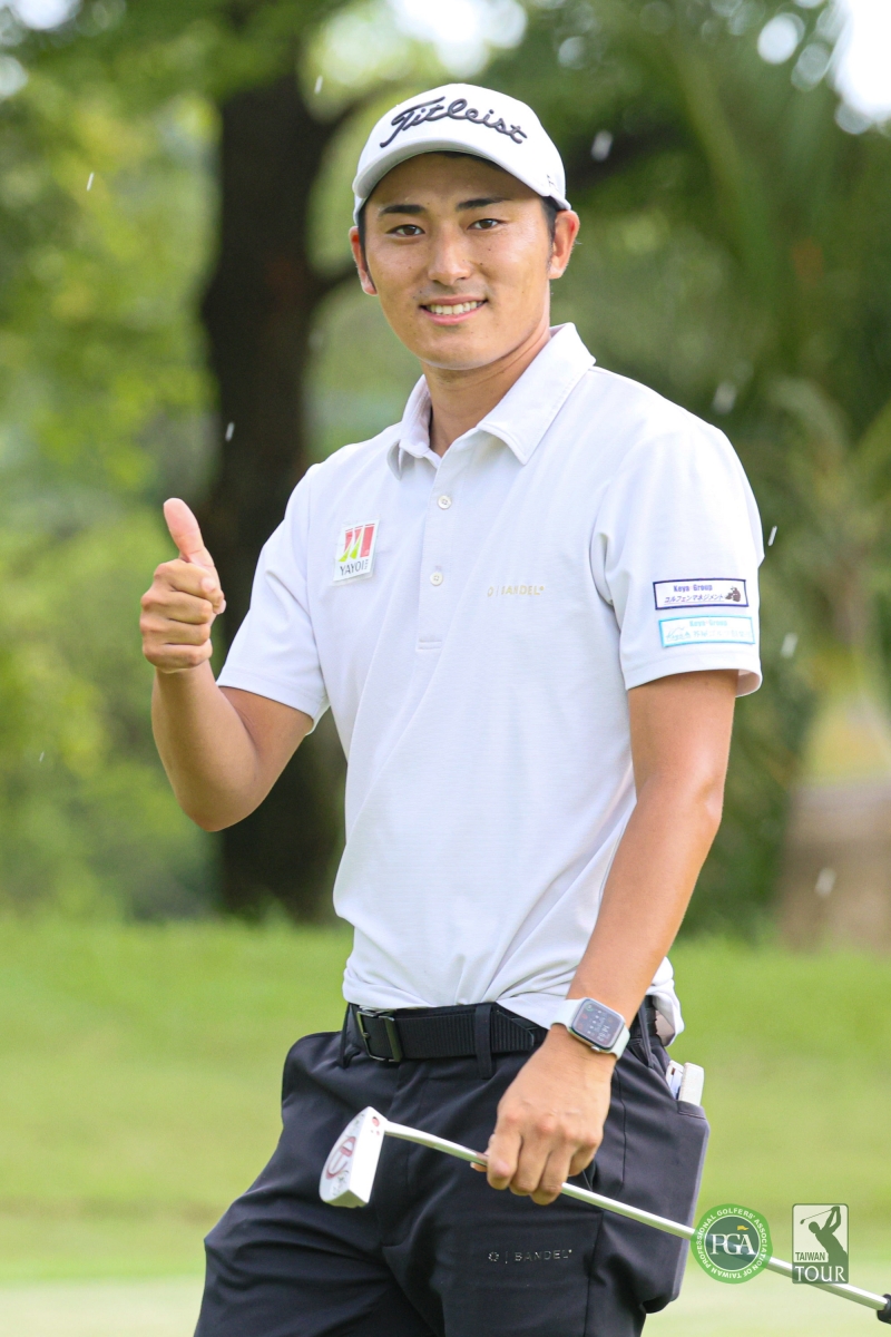 日本選手石塚祥利以兩回合135桿(-9)暫並列第三(TPGA_林聖凱攝影)