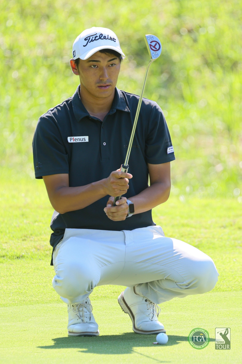日本選手石塚祥利以兩回合136桿(-8)暫並列第三(TPGA_林聖凱攝影)