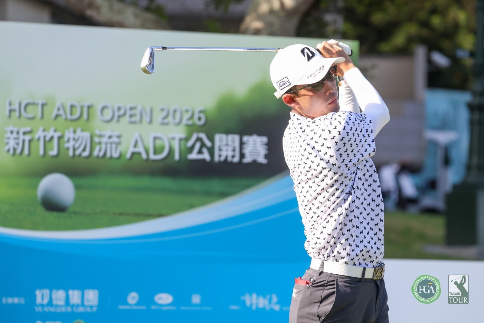 日本選手織田信亮以兩回合總桿137桿(-7)暫並列第二(TPGA_林聖凱攝)
