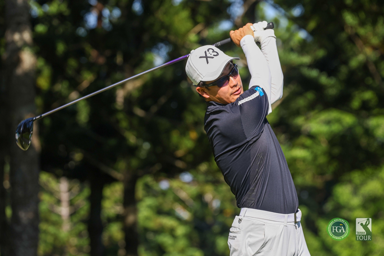 日本選手野呂涼以三回合總桿203桿(-13)暫並列第五(TPGA_林聖凱攝)