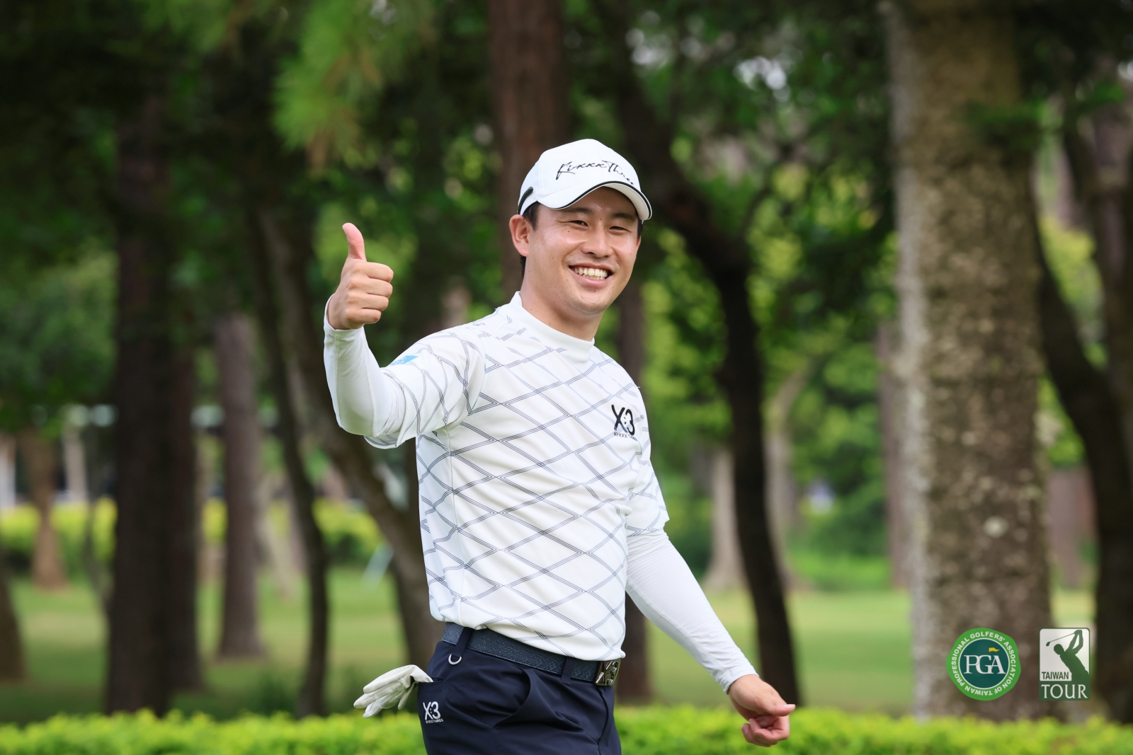 日本選手野呂涼以兩回合總桿132桿(-12)暫並列第二(TPGA_鍾豐榮攝影)