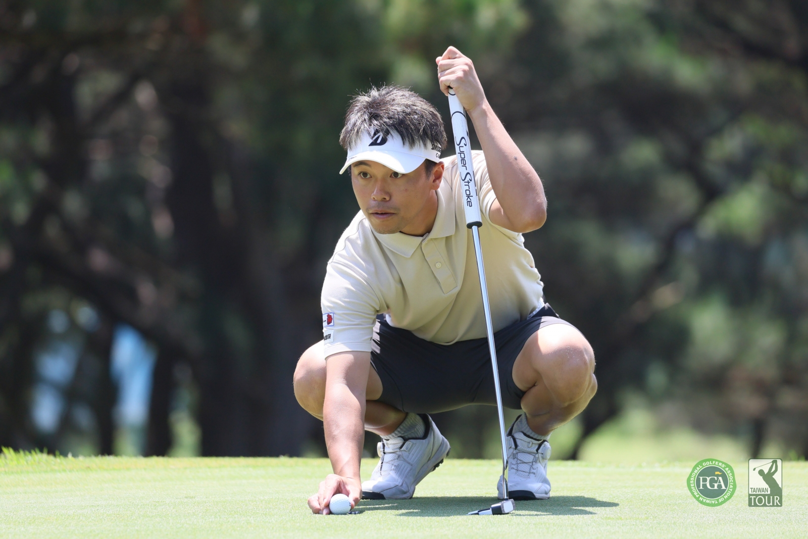 日本選手關藤直熙以兩回合總桿136桿(-8)暫並列第五(TPGA_林聖凱攝影) 