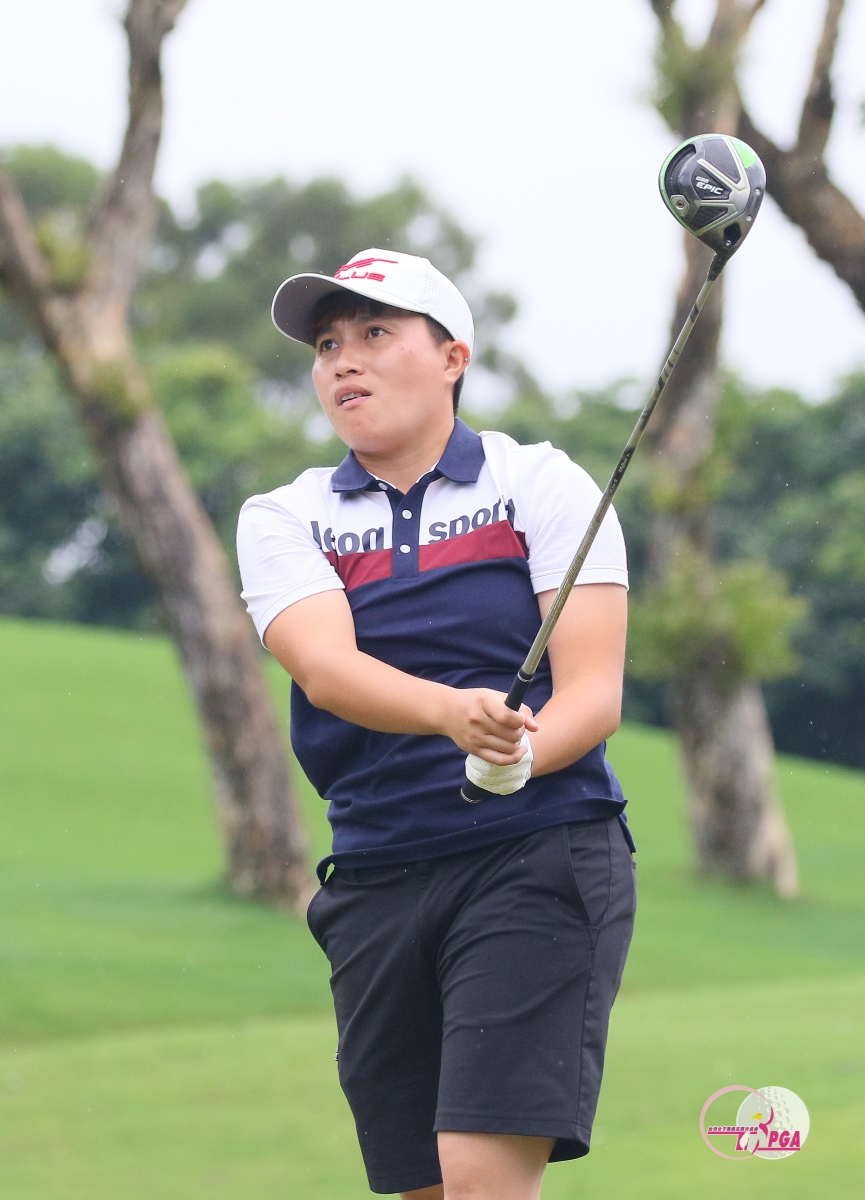 李欣兩回合總桿143桿(-1)，暫並列第一(TLPGA提供_葉勇宏攝影)