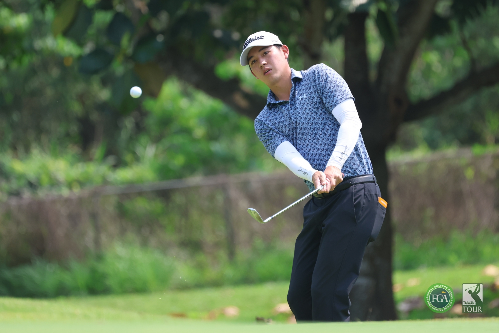 林大銪第一回合以69桿(-3)暫並列第三(TPGA_林聖凱攝)