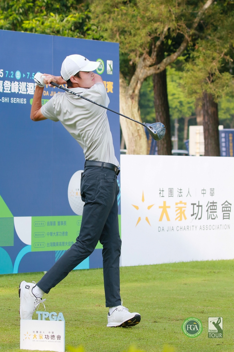 張哲瑜首回合以66桿(-6)暫並列第一(TPGA_鍾豐榮攝影)