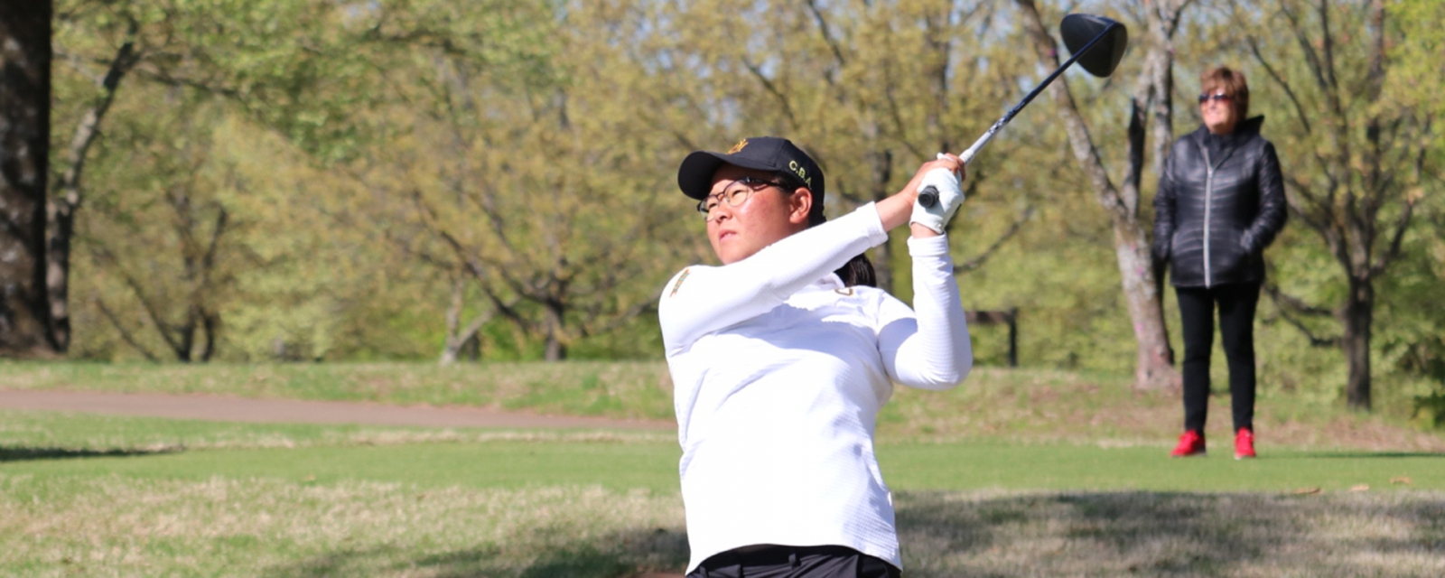 江端宇( Tuan-Yu Chiang) 第一天+9，排名83；她在2020年畢業於德州的貝勒大學，去年曾參加LPGA資格賽第一關。(圖 / Baylor Women's Golf)