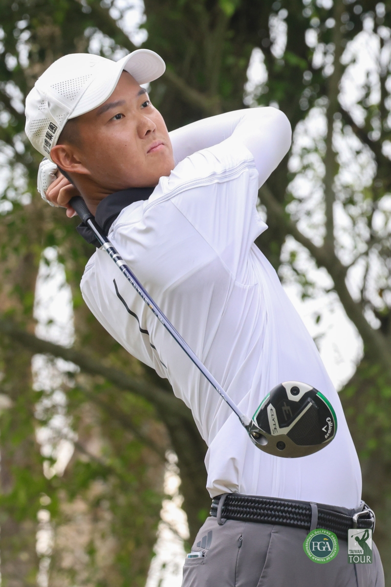 沈威成以兩回合總桿130桿(-14)暫並列第一(TPGA_林聖凱攝)