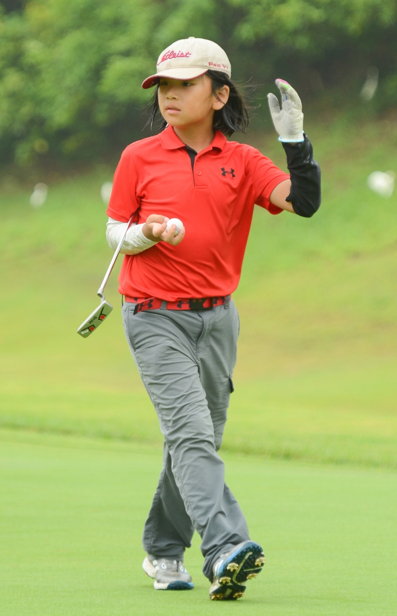 即將升上台北市民權國小三年級的沈彥宇，年紀雖小，卻已是國內各高爾夫賽場上的常客。