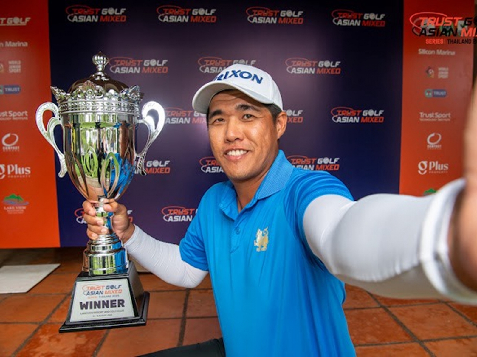 泰國選手塔維特在自己家鄉奪得冠軍特別開心（TrustGolf 提供）