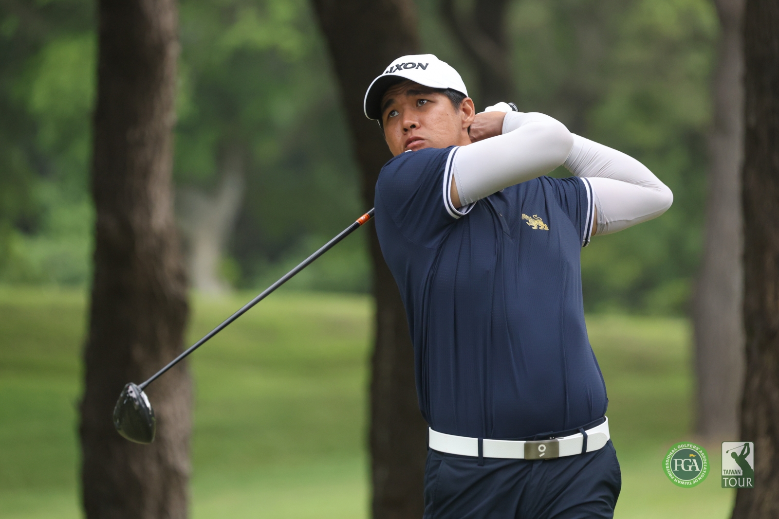 泰國選手塔維特波爾泰第一回合以66桿(-6)暫並列第一(TPGA_林聖凱攝)