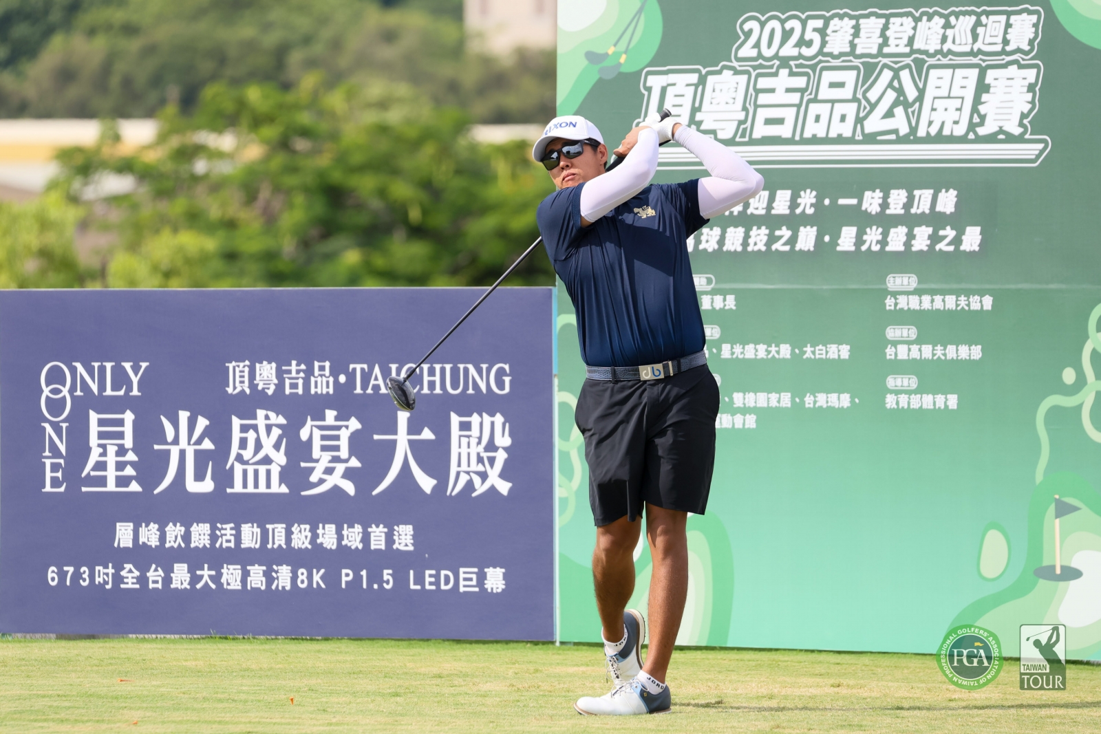 泰國選手塔維特波爾泰第一回合以67桿(-5)暫居第二(TPGA_林聖凱攝影)